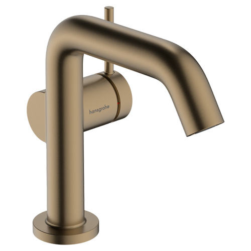 Hansgrohe Tecturis S Смеситель для раковины, на 1 отв., донным клапаном, цвет: бронза матовая фото в интернет-магазине САНТЕХСИТИ