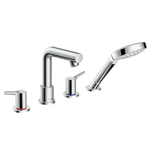 Hansgrohe Talis S, Смеситель для ванны и душа, на 4 отверстия, Цвет: хром фото в интернет-магазине САНТЕХСИТИ