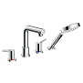 Hansgrohe Talis S, Смеситель для ванны и душа, на 4 отверстия, Цвет: хром фото в интернет-магазине САНТЕХСИТИ