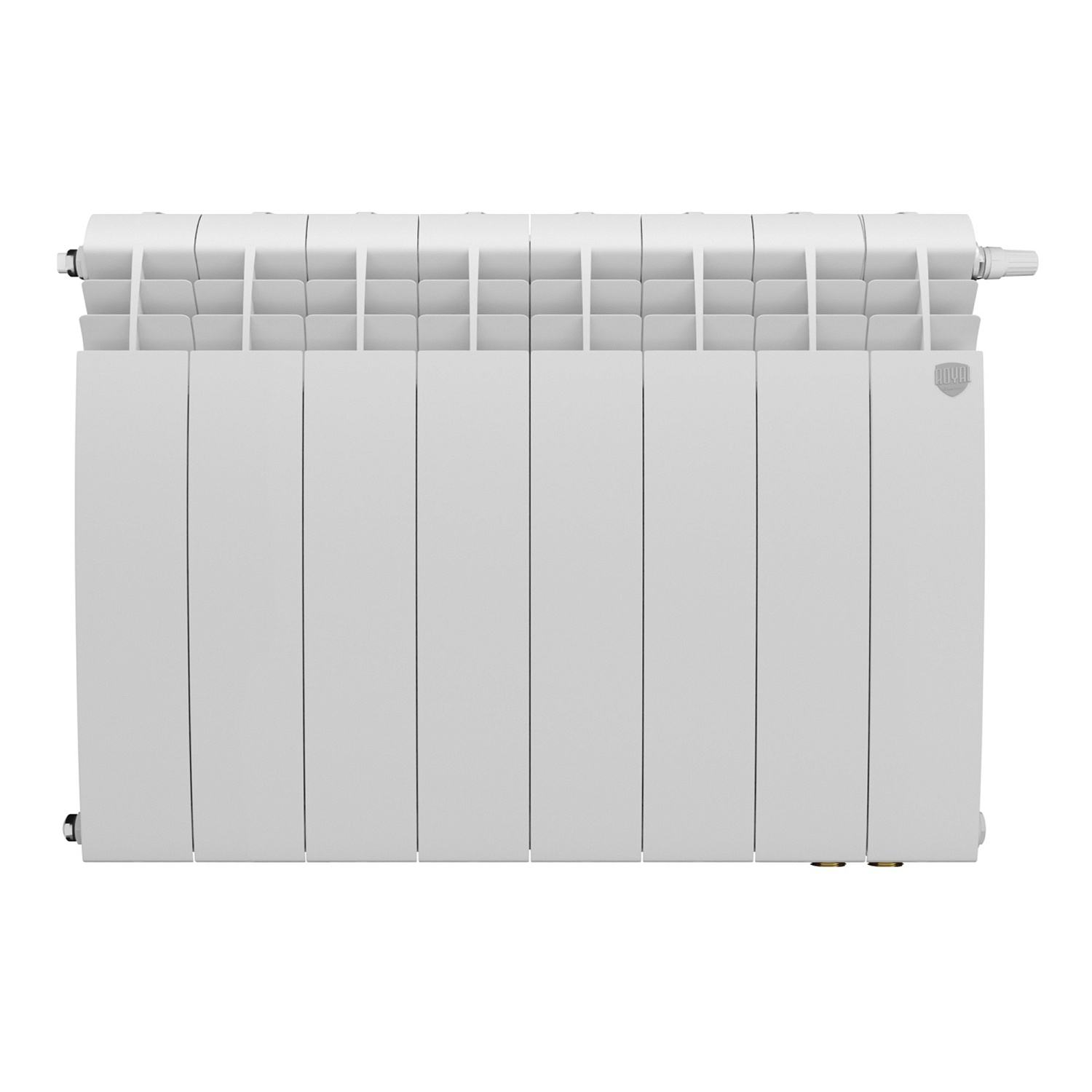 Радиатор биметаллический Royal Thermo BiLiner 500 Bianco Traffico VR80 - 8 секц. фото в интернет-магазине САНТЕХСИТИ