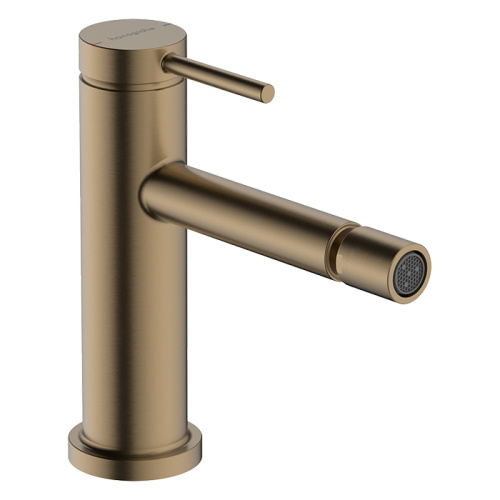 Hansgrohe Tecturis S Смеситель для биде, на 1 отв., с донным клапаном, цвет: бронза матовая фото в интернет-магазине САНТЕХСИТИ