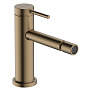 Hansgrohe Tecturis S Смеситель для биде, на 1 отв., с донным клапаном, цвет: бронза матовая фото в интернет-магазине САНТЕХСИТИ