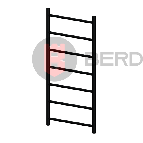 Полотенцесушитель цв. черный мат. M2 50х70 фото в интернет-магазине САНТЕХСИТИ