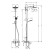 Hansgrohe Crometta Showerpipe S 240 SHP: термостат для ванны + стойка с верхним душем 240мм + ручной душ со шлангом 160мм, цвет: хром фото в интернет-магазине САНТЕХСИТИ