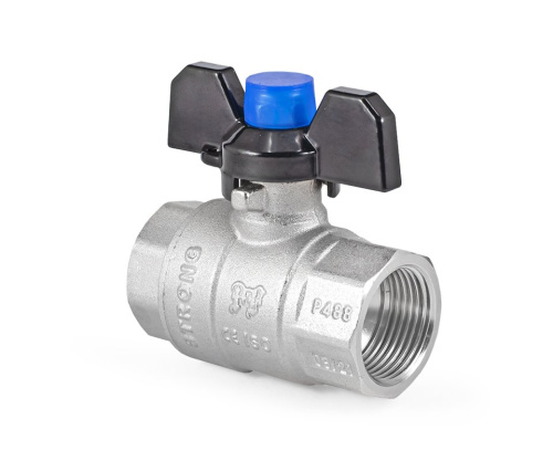 Кран шаровый PROFACTOR STRONG 3/4" вн.-вн бабочка фото в интернет-магазине САНТЕХСИТИ