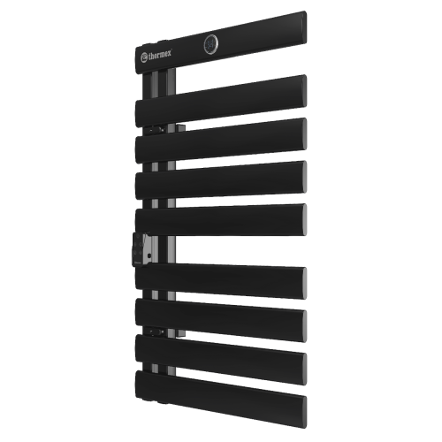 Полотенцесушитель THERMEX электрический Njord Black черный матовый цвет 566х910х55 425Вт фото в интернет-магазине САНТЕХСИТИ