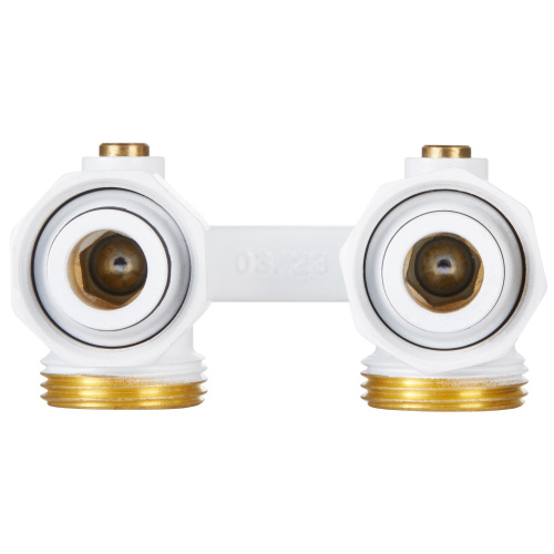 Узел нижнего подключения Royal Thermo угловой 1/2х3/4 EK (белый) фото в интернет-магазине САНТЕХСИТИ