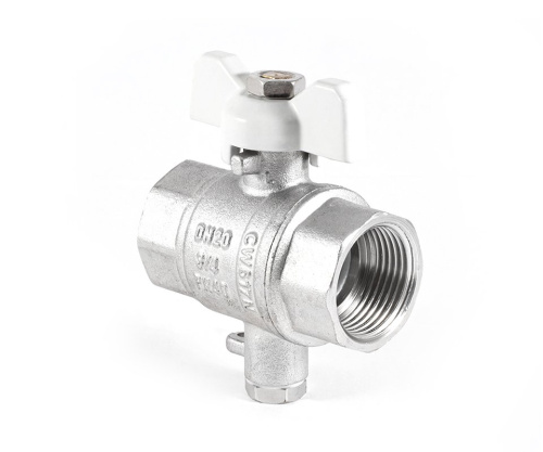 Кран шаровой PROFACTOR для подключения датчика темпер. 3/4" фото в интернет-магазине САНТЕХСИТИ