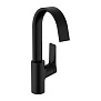 Hansgrohe Vivenis Смеситель для раковины, однорычажный, 210 с поворотным изливом, без сливного гарнитура, цвет: матовый черный фото в интернет-магазине САНТЕХСИТИ