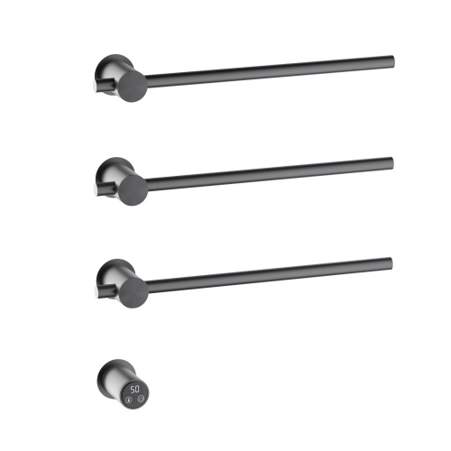 Полотенцесушитель электрический, встроенный Timo Saona 030/18SM черное золото фото в интернет-магазине САНТЕХСИТИ