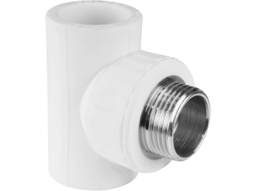 PPr VALFEX Тройник переходной с наружной резьбой 20х1/2"х20 фото в интернет-магазине САНТЕХСИТИ