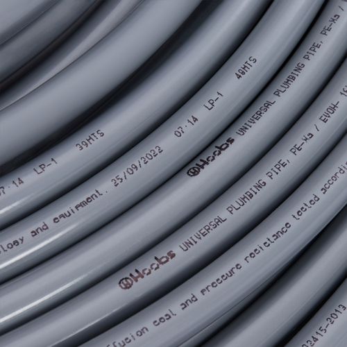 Труба сшитый полиэт. с антикислородным слоем HOOBS PEXa/EVOH 16х2,2 (бухта 120м) фото в интернет-магазине САНТЕХСИТИ