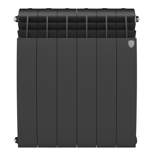 Радиатор биметаллический Royal Thermo BiLiner 500 Noir Sable - 6 секций фото в интернет-магазине САНТЕХСИТИ