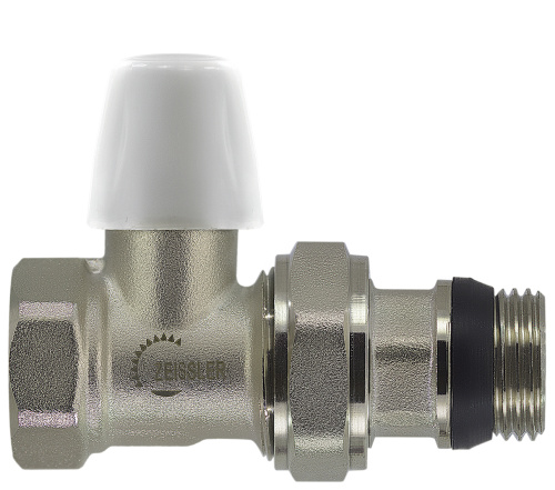 Радиаторный кран ZEISSLER 1/2" нижний прямой с упл. фото в интернет-магазине САНТЕХСИТИ