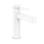 Hansgrohe Finoris Смеситель для раковины, однорычажный, 110 со сливным клапаном Push-Open, цвет: матовый белый фото в интернет-магазине САНТЕХСИТИ