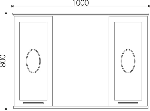100 Зеркало-шкаф Modern 100 фото в интернет-магазине САНТЕХСИТИ
