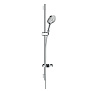 Hansgrohe Raindance Select S Душевой набор: штанга 90см., ручной душ 120, 3jet (Rain, RainAir, WhirlAir), EcoSmart, мыльница, шланг, цвет: хром фото в интернет-магазине САНТЕХСИТИ