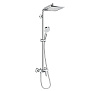 Hansgrohe Crometta E 240 SHP Душевая система 102см, с верхним душем 240х240мм., ручным дешем и однорычажным семесителем, цвет: хром  ЦЕНА по АКЦИИ фото в интернет-магазине САНТЕХСИТИ