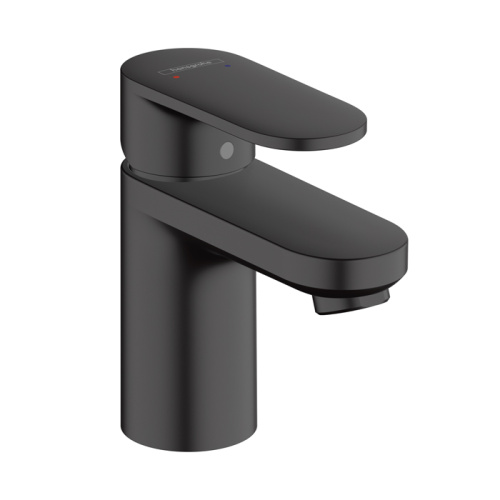 Hansgrohe Vernis Blend Смеситель для раковины, излив 70 мм, с донным клапаном, цвет: матовый черный фото в интернет-магазине САНТЕХСИТИ