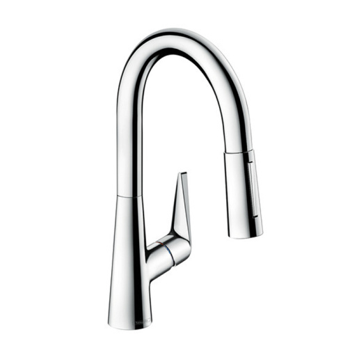 Hansgrohe Talis M51 Смеситель для кухни, на 1 отв однорычажный, поворотный излив 18.5см с вытяжным душем, 2jet, h15.2см, цвет: хром фото в интернет-магазине САНТЕХСИТИ