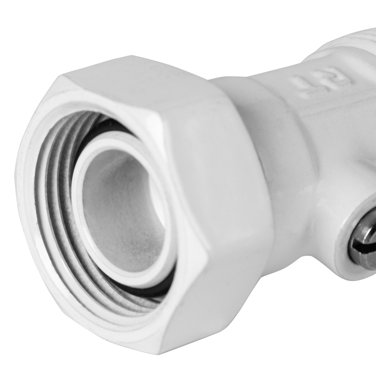 Набор нижнего подключения Royal Thermo прямой раздельный 3/4х3/4ЕК (белый) фото в интернет-магазине САНТЕХСИТИ