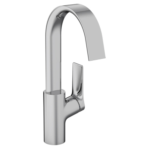 Hansgrohe Vivenis Смеситель для раковины, на 1 отв., с поворотным изливом, с донным клапаном, цвет: хром фото в интернет-магазине САНТЕХСИТИ