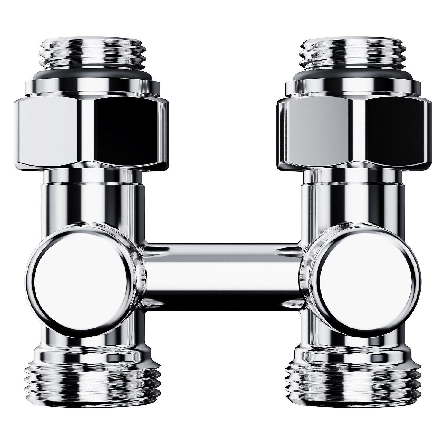 Узел нижнего подключения Royal Thermo Design прямой 1/2"х3/4"EK (хром) фото в интернет-магазине САНТЕХСИТИ