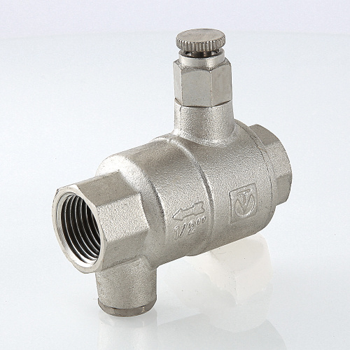 Обратный клапан VALTEC с дренажем и воздухоотводчиком 1/2" фото в интернет-магазине САНТЕХСИТИ