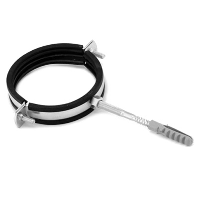 2-Хомут оцинкованный с дюбелем и шурупом (2)