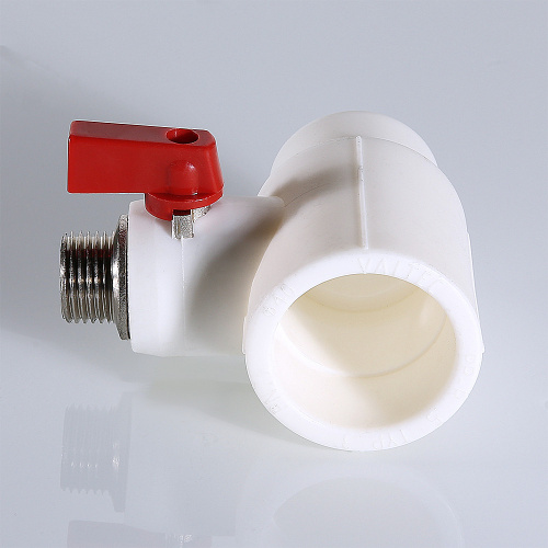 PPr VALTEC Тройник коллекторный 40х1/2" нр с шаровым краном (конус) фото в интернет-магазине САНТЕХСИТИ