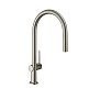 Hansgrohe Talis M54 Кухонный смеситель однорычажный, 210, с вытяжным изливом 1jet, цвет: сталь фото в интернет-магазине САНТЕХСИТИ