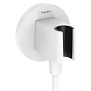 Hansgrohe FixFit S Шланговое подсоединение с держателем ручного душа, настенный, цвет: белый матовый фото в интернет-магазине САНТЕХСИТИ
