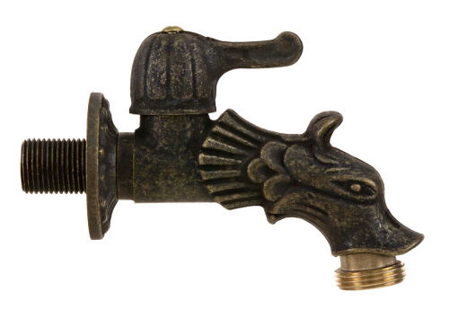 Кран SANTERA декор. с нос. шаровый "дракон" 1/2" фото в интернет-магазине САНТЕХСИТИ