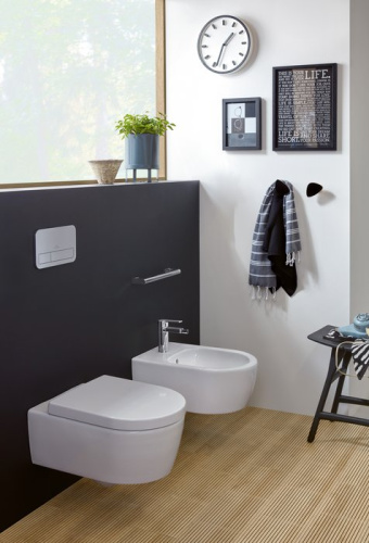 Биде подвесное Villeroy & Boch Avento 54050001 alpin фото в интернет-магазине САНТЕХСИТИ