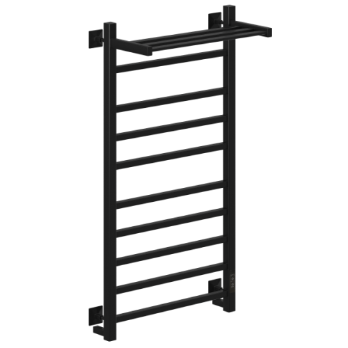 Полотенцесушитель НИКА с греющим кабелем STEP-2 ВП U 100/50 (RAL9005 mat) фото в интернет-магазине САНТЕХСИТИ