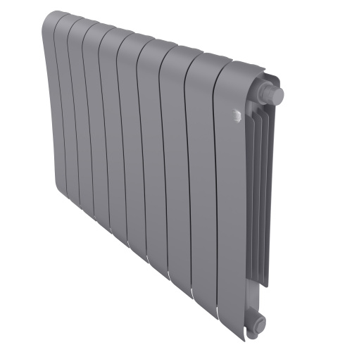 Радиатор биметаллический Royal Thermo Infinity 500 Silver Satin VR80 - 10 секц. фото в интернет-магазине САНТЕХСИТИ