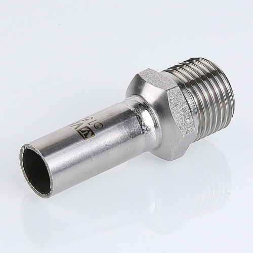 Фитинг нержавеющая сталь VALTEC Вставка резьбовая с нар.р. 22х1/2" фото в интернет-магазине САНТЕХСИТИ