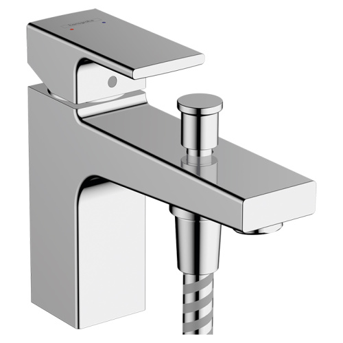 Hansgrohe Vernis Shape Смеситель для ванны, на 1 отв., с ручным душем, цвет: хром фото в интернет-магазине САНТЕХСИТИ