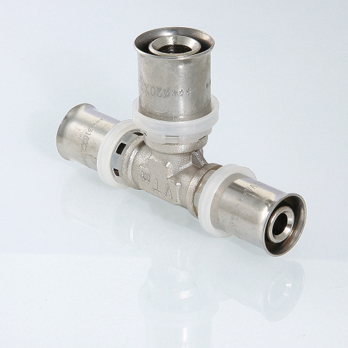 Пресс фитинг VALTEC Тройник 20х20х20 фото в интернет-магазине САНТЕХСИТИ