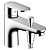 Hansgrohe Vernis Blend Смеситель для ванны, на 1 отв., с ручным душем, цвет: хром фото в интернет-магазине САНТЕХСИТИ