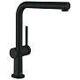 Hansgrohe Talis M54 Смеситель для кухни, 1 отв., с вытяжным изливом 1jet, цвет: черный матовый фото в интернет-магазине САНТЕХСИТИ