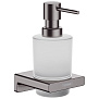 Hansgrohe AddStoris Диспенсер для жидкого мыла, цвет: шлифованный черный хром фото в интернет-магазине САНТЕХСИТИ
