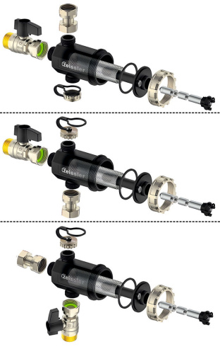 Фильтр-шламоотделитель с магнитом для настенных котлов 3/4" ZEISSLER фото в интернет-магазине САНТЕХСИТИ