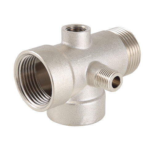 Резьбовой фитинг VALTEC Пятиходовое соединение для насоса, 1"х110 мм фото в интернет-магазине САНТЕХСИТИ