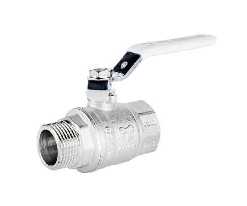Кран шаровый PROFACTOR 3/4" вн.-нар. стальная рукоятка (10/80) фото в интернет-магазине САНТЕХСИТИ