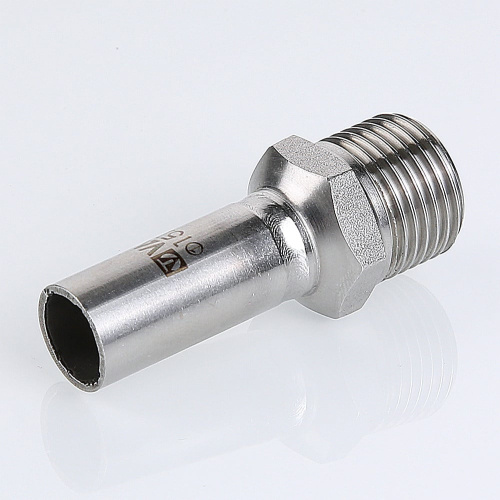 Фитинг нержавеющая сталь VALTEC Вставка резьбовая с нар.р. 18х1/2" фото в интернет-магазине САНТЕХСИТИ
