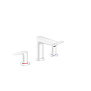 Hansgrohe Talis E Смеситель для раковины 150, на 3 отв, с донным клапаном, излив 112мм, цвет: белый матовый фото в интернет-магазине САНТЕХСИТИ