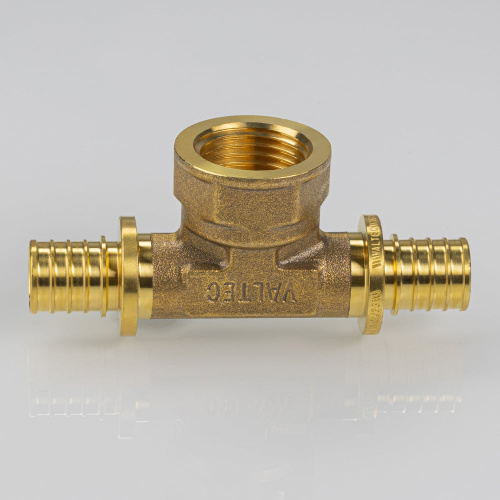 Аксиальный фитинг VALTEC Тройник с переходом на вн.р. 20х1/2"х20 фото в интернет-магазине САНТЕХСИТИ