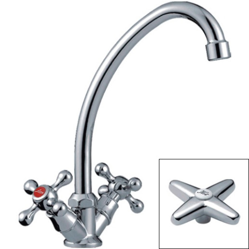Смеситель для кухни Ledeme H20 L4020 Хром фото в интернет-магазине САНТЕХСИТИ