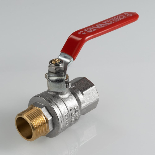 Кран шаровый VALTEC ГОСТ 3/4" вн.-нар. стальная рукоятка фото в интернет-магазине САНТЕХСИТИ